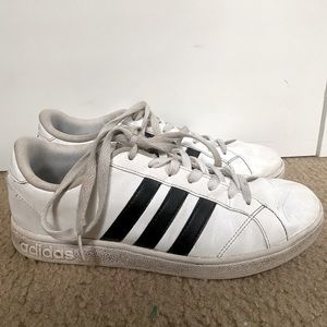 Adidas white sneakers